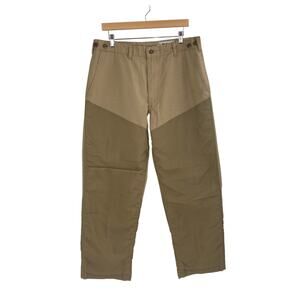 McAlister Upland Briar Field Khaki Cotton Wax Canvas Hunting Pants Mens 36x30